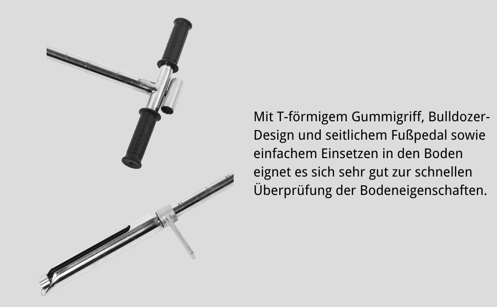 Bodenprobenehmer, Bodenprobe Sonde Bodensonden-Probenehmer Edelstahl ...