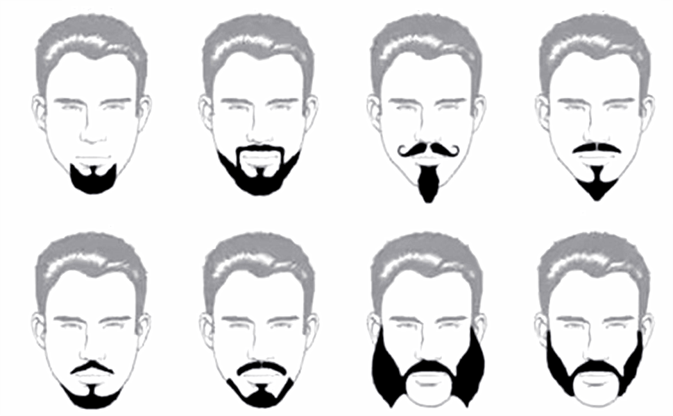 make beard "stubble"