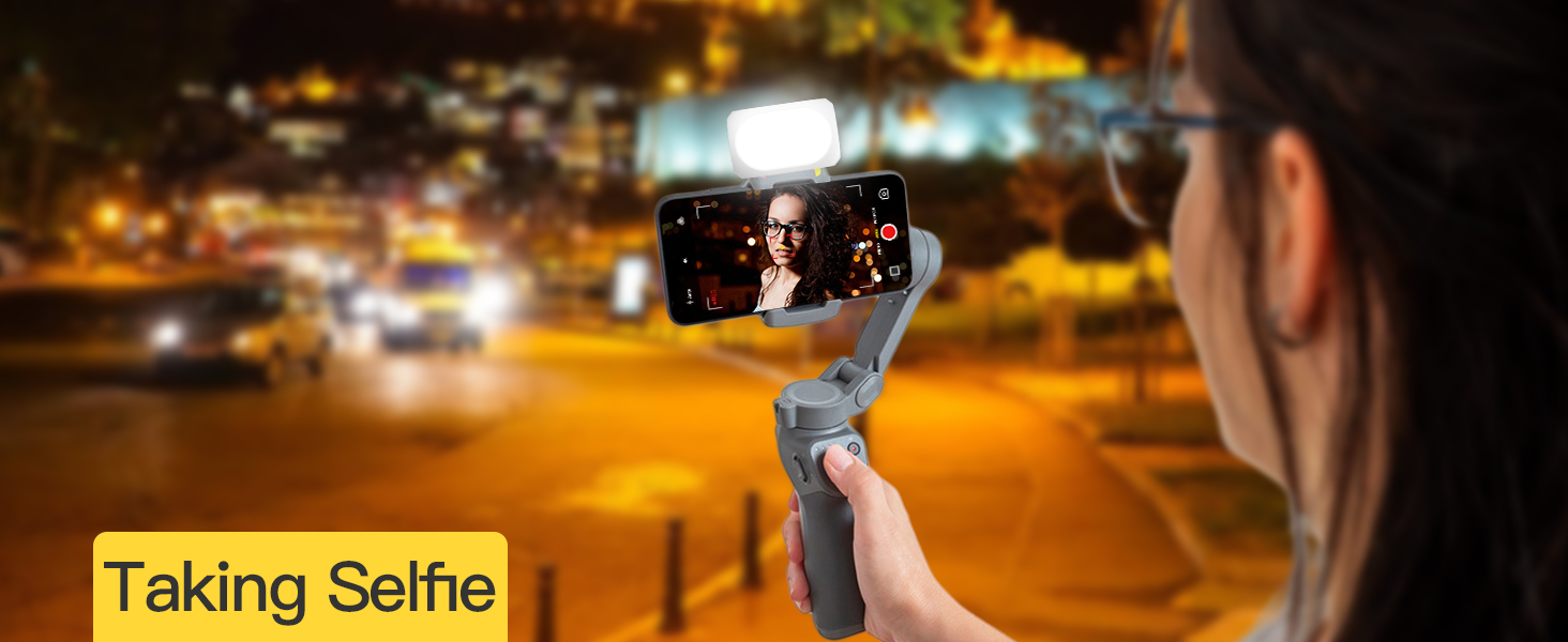 Fill light for gimbal stabilizer