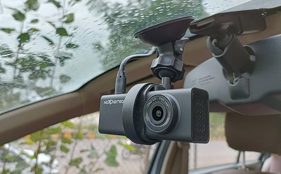 NEXDIGITRON Suction Mount for A3 Dash Cam, Holds Tightly and Stands