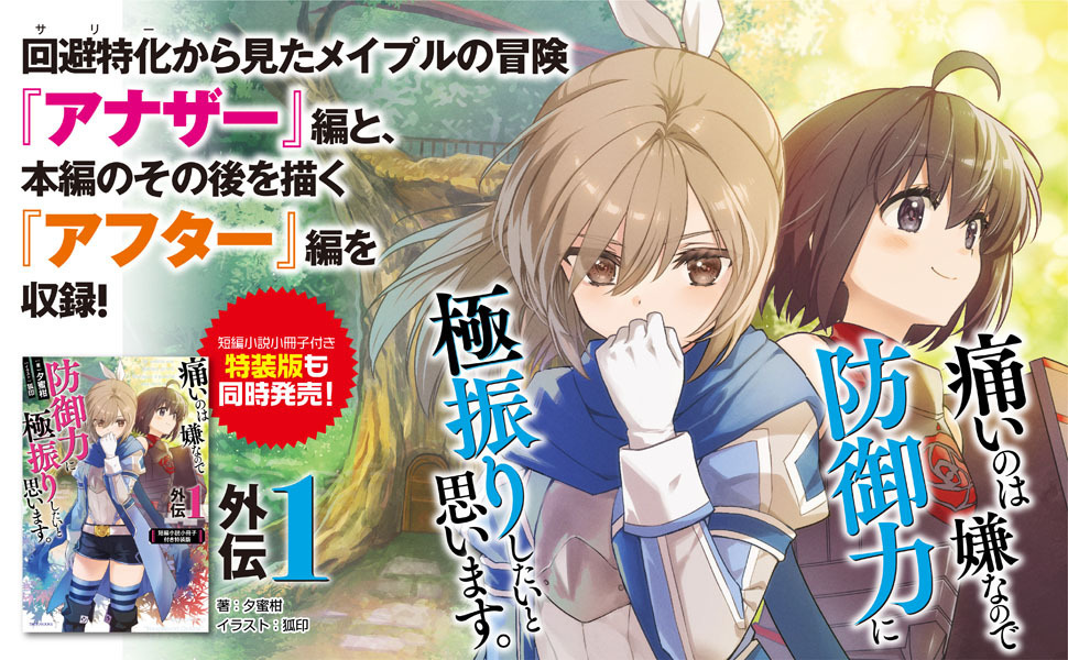 痛いのは嫌なので防御力に極振りしたいと思います。 全巻　小説　セット 痛いのは嫌なので防御力に極振りしたいと思います。」夕蜜柑