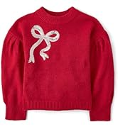 The Children's Place Girls Long Sleeve Crew Neck Pullover Sweater