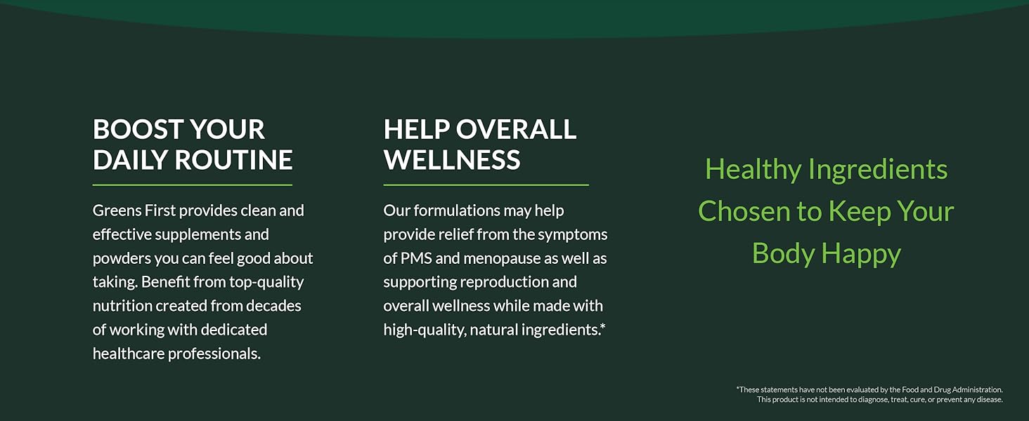 Greens First - Women's Health - NEW