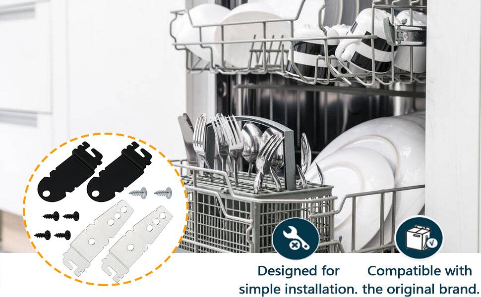 8212560 & 8269145 Dishwasher Mounting Bracket Side and Undercounter Kit