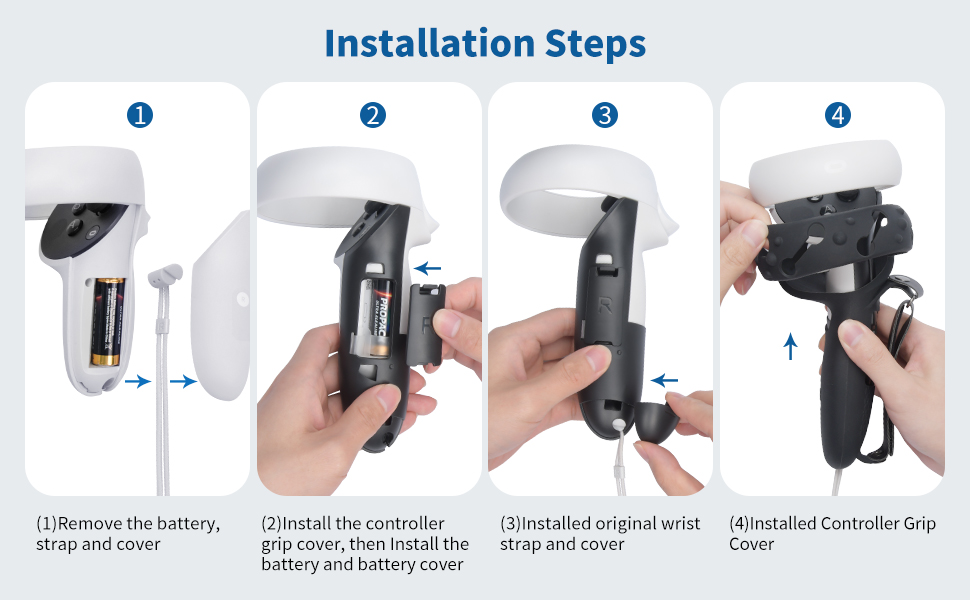 Controller Grips Cover for Quest 2