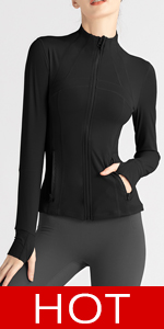 Workout Running Track Jackets for women's