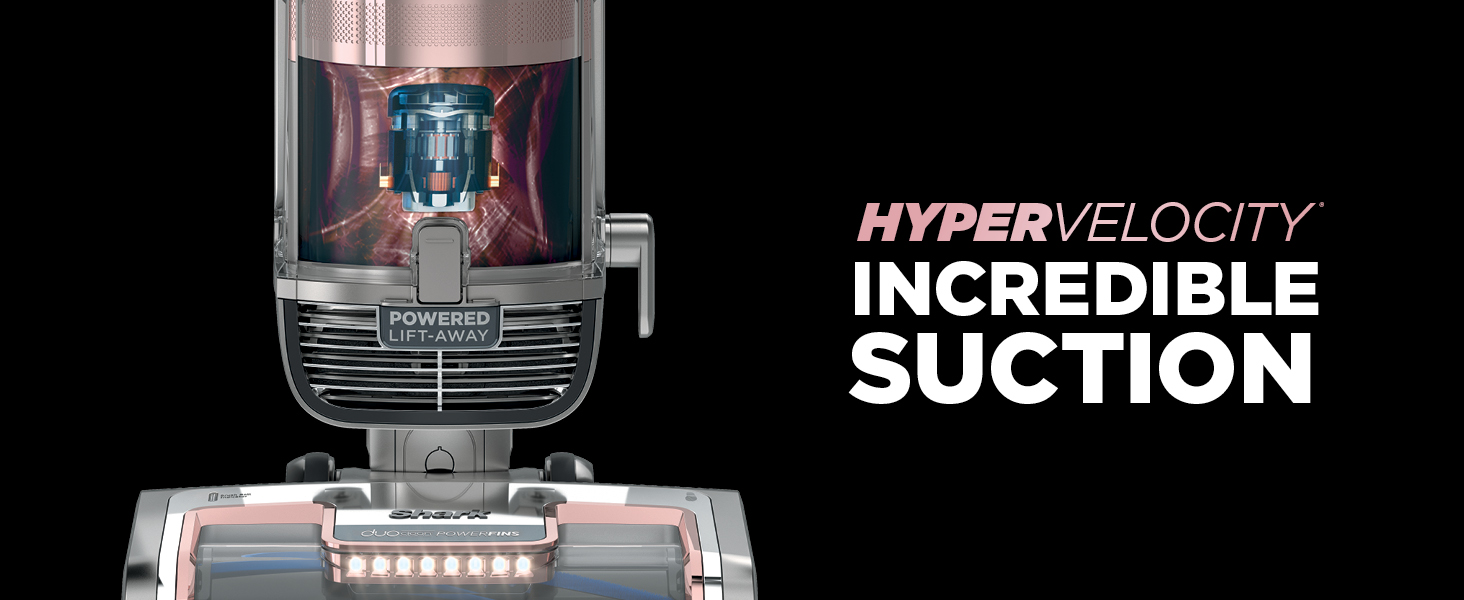 Shark AZ2002C Vertex DuoClean PowerFin Upright Vacuum with Powered Lift