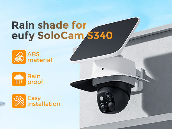 Amazon.com: Eufy Security Rain Shade Cover for SoloCam S340