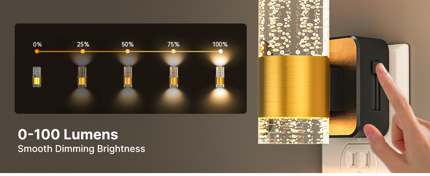 dimmable night light