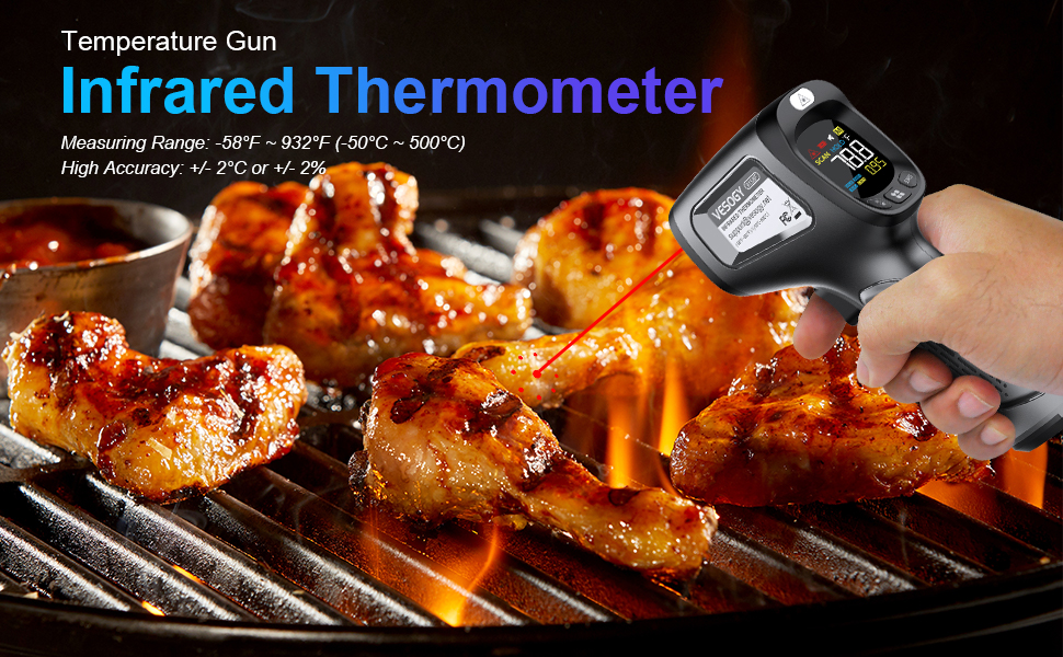 InfraredThermometerGunHeatTemperatureGun 58°F 932°F