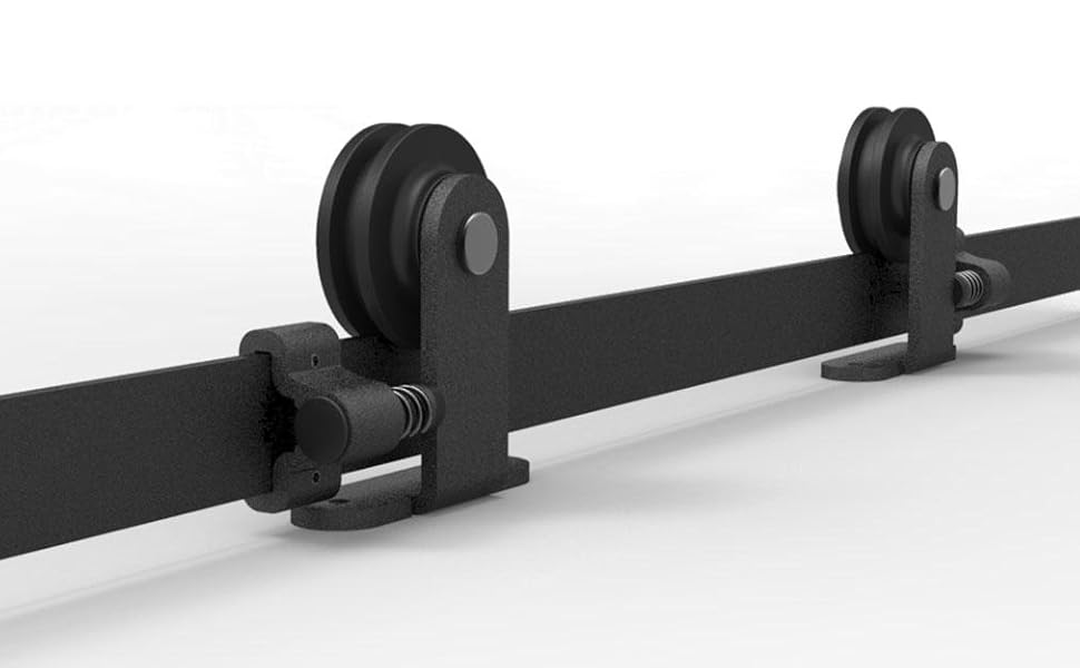 Amazon.co.jp: AIPCHYB 5.5 FT /1.73メートル 吊り引き戸レール
