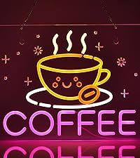 Amazon | JOMOBUTY ネオンサイン COFFEE コーヒー 多階段調光可