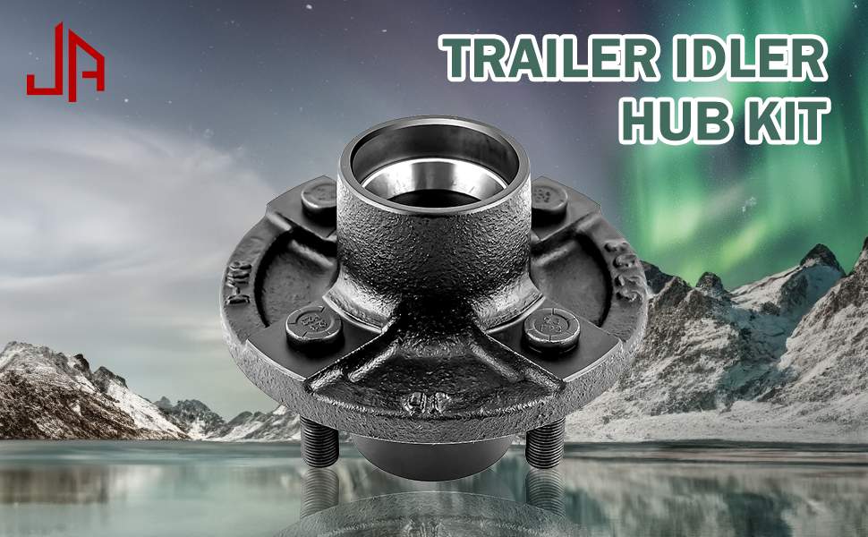 4 on 4 trailer hub