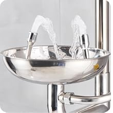 First AID Emergency Eye Flush Shower Stainless Steel Clean Shower System Eye and Face Wash Station
