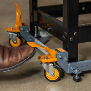 mobile base foot levers