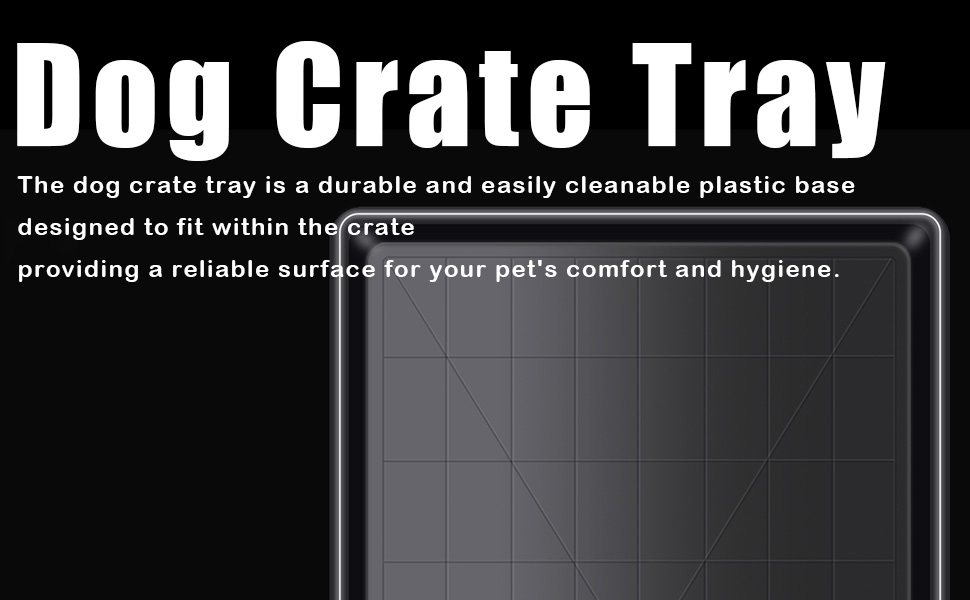 Dog Crate Tray Replacement 35.4"*23.4", Dog Potty Tray