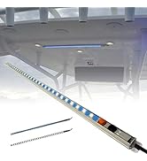 Wave One Marine | LED T-Top Light With Switch | Dual Color Boat Courtesy Light | Waterproof Bar H...