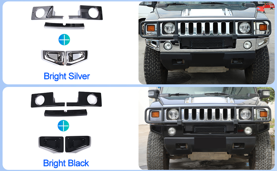 Amazon.com: Front Bumper Corner Bezels Cover and Front