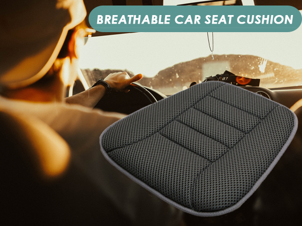 Amazon.com: AEROiVi Car Seat Cushion for Driving, Breathable