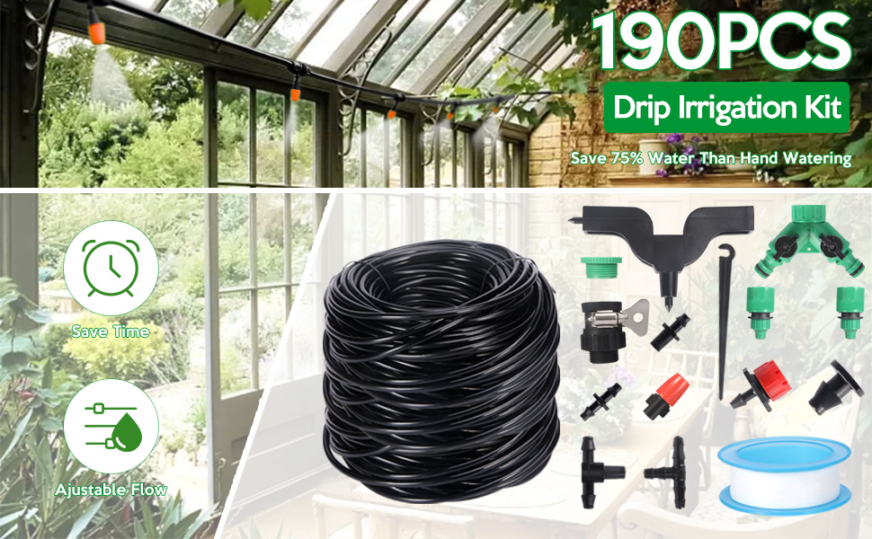 Drip Irrigation System Kit