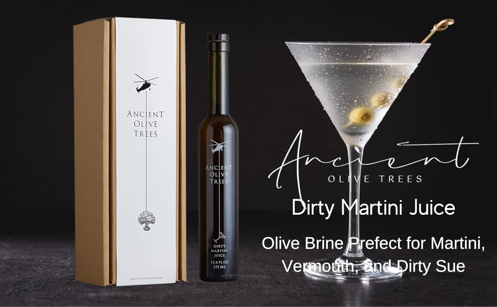 ANCIENT OLIVE TREES Olive Juice for Dirty Martinis