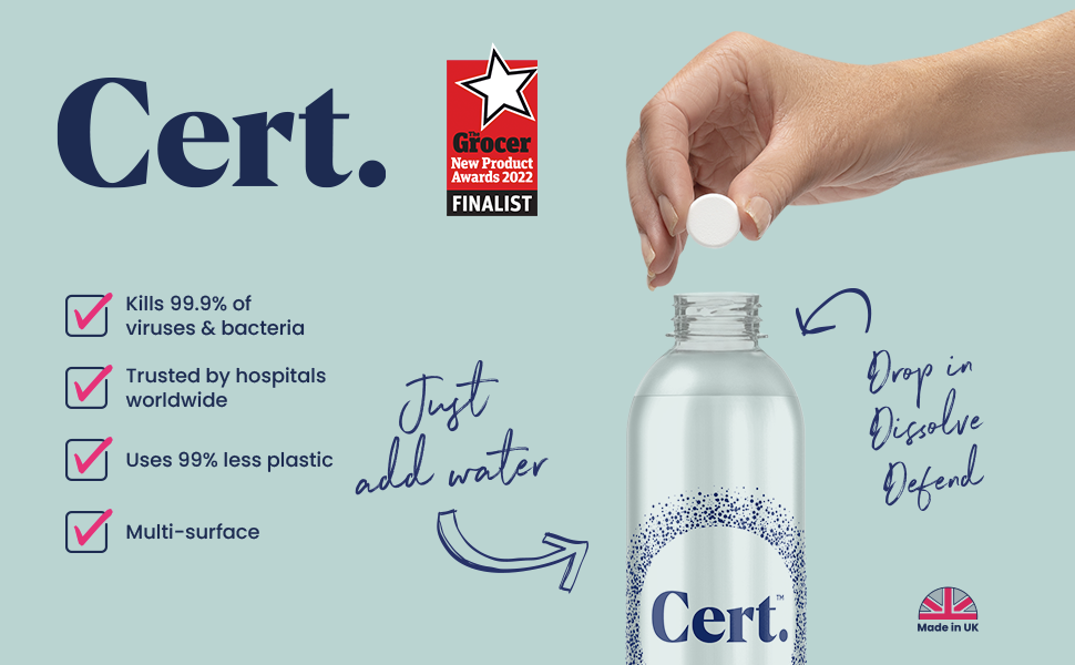 Cert. Eco Cleaning Tablets The Most Complete Cleaner Cleans