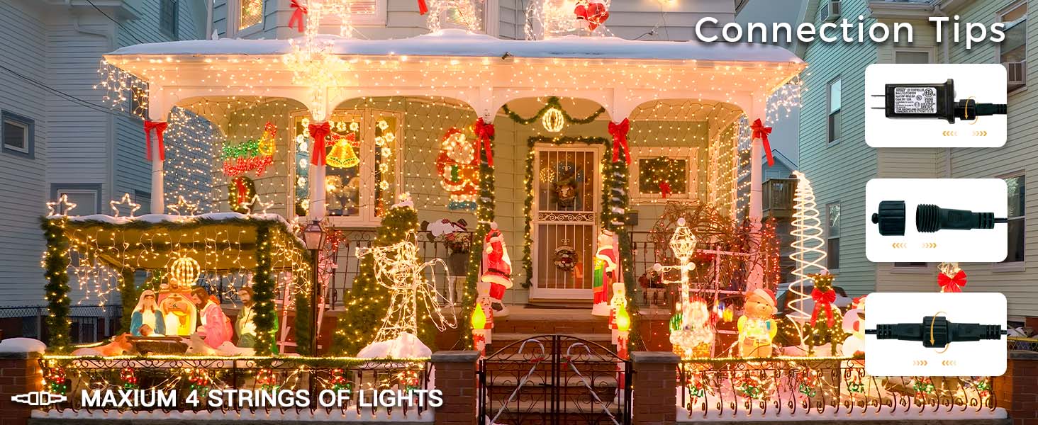 Christmas net lights