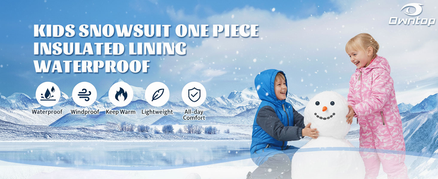 kids snowsuit one piece