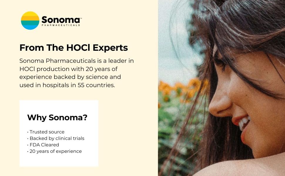 Sonoma Pharmaceuticals is your trusted source