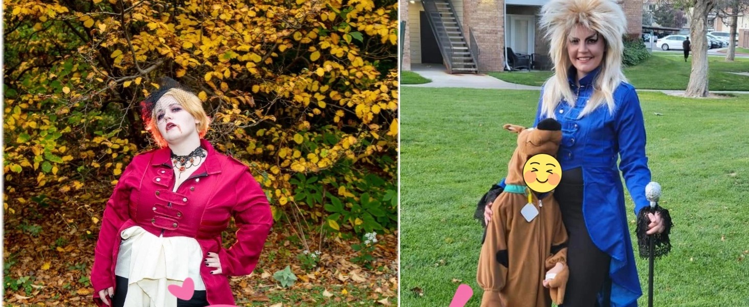 Ladies Medieval Tuxedo Irregular Hem Performance Costume Halloween Costume