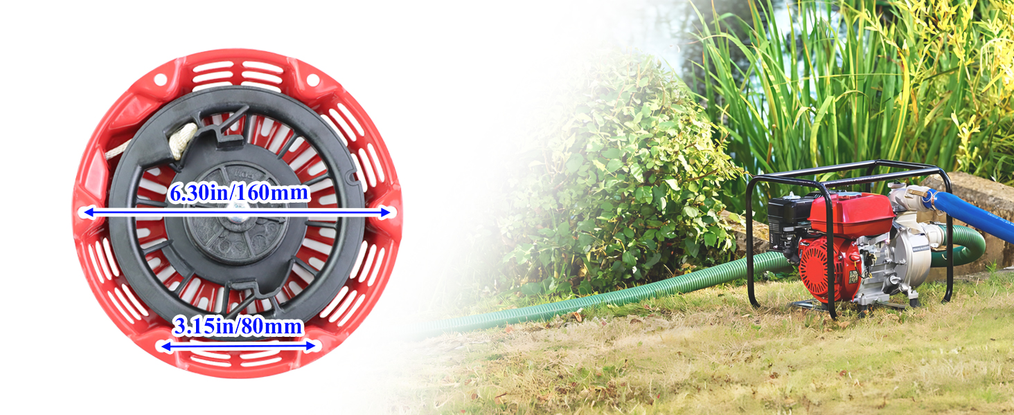 WOTIAN GX160 Pull Start Assembly for Honda GX200 Recoil