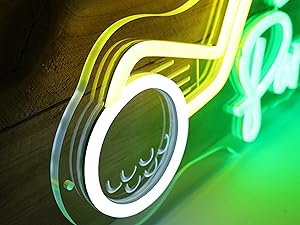 Let's Par Tee Golf Neon Sign