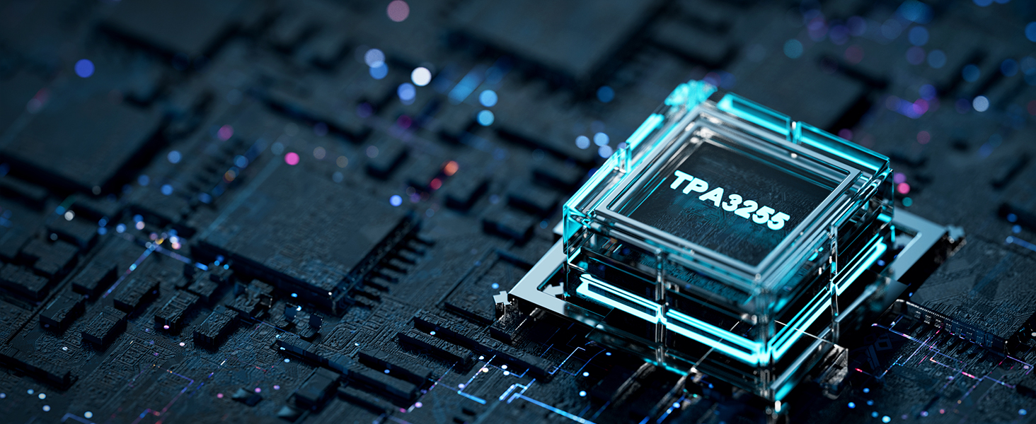 Amplificador de 2 canales Fosi Audio BT20A Pro 300W x2 TPA3255 Bluetooth 5.0 Home Audio Stereo