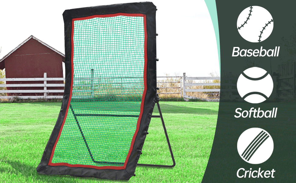 Pitch Back Baseball Rebounder,Baseball Bounceback Net
