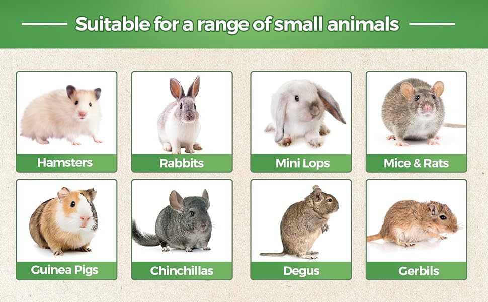 suitable for most small animals