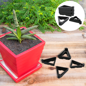  Pot Toes Plant Pot Feet Invisible Flower Pot Risers Potted Triangle Toes Potted Plant Stand Lifter