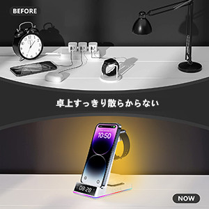 【超おすすめ】多種類 充電器 コンパクト 携帯 時計 イヤホン 充電 早い者勝ち 2倍のスピードでワイヤレス急速充電！スマホとイヤホン