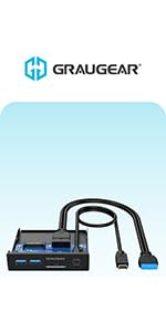 最高峰のエミュレータ3.5インチ Amazon | GRAUGEAR 20Gbps USB3.2 Gen2x2 Type-C 3.5インチベイ