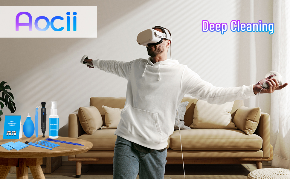 VR Headset Cleaning Kit, VR Lens Cleaner, Lens Pen Cleaner