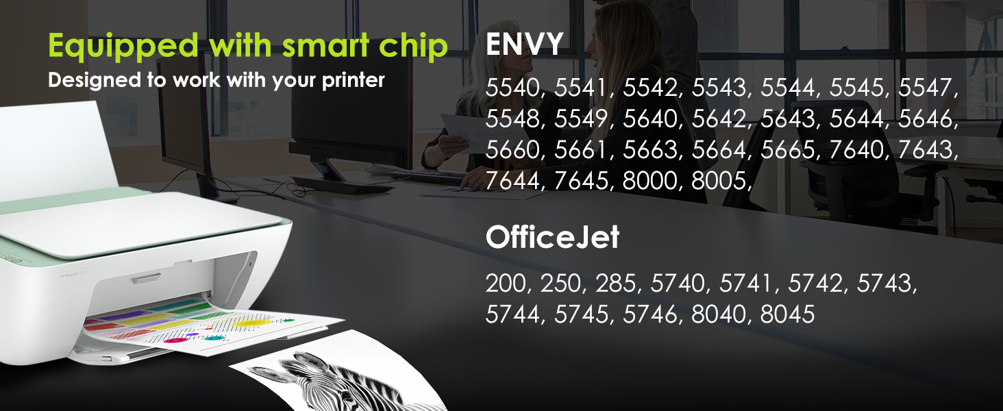 DNART Remanufactured 62XL Ink Cartridge Replacement for HP