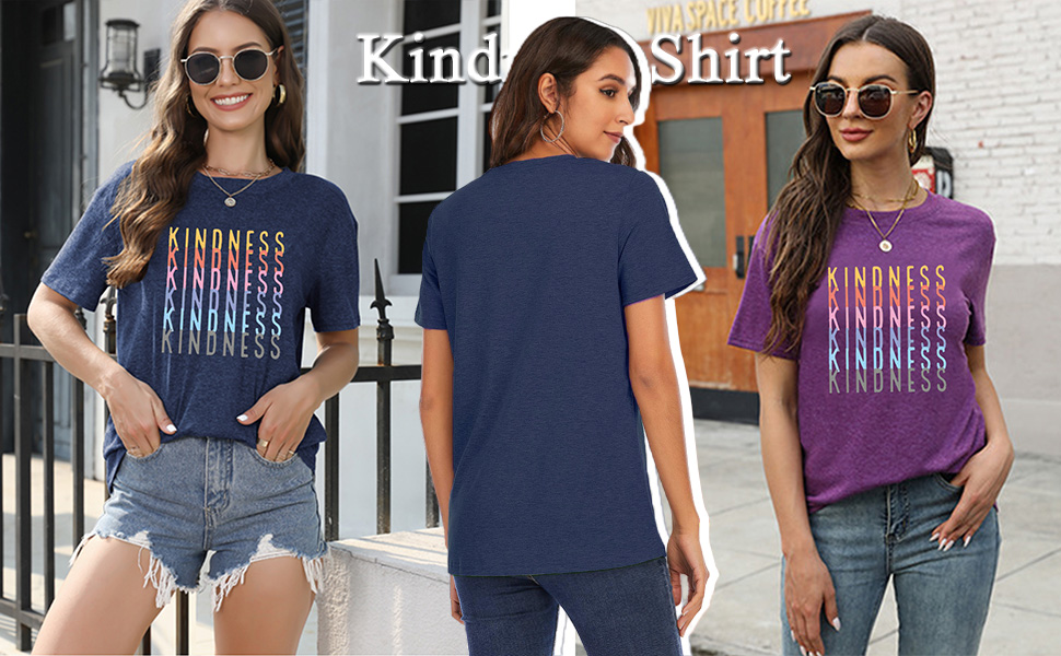 kindness shirts for women