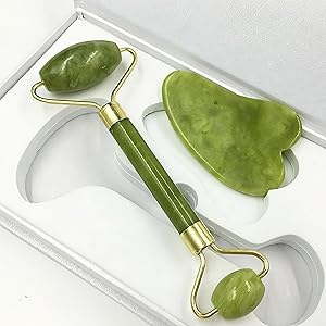 jade en gua sha steen