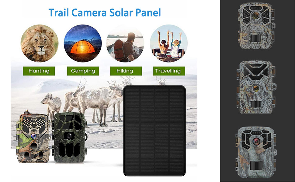 Trail Camera Solar Panel