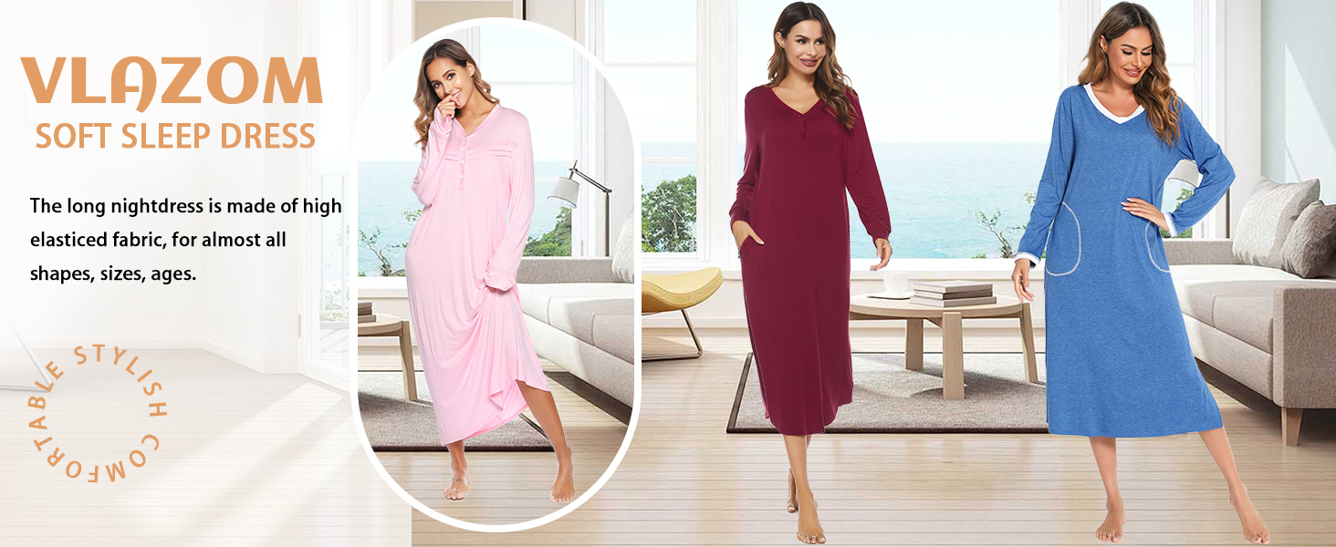 womens nightdresses,nightdresses for elderly women
