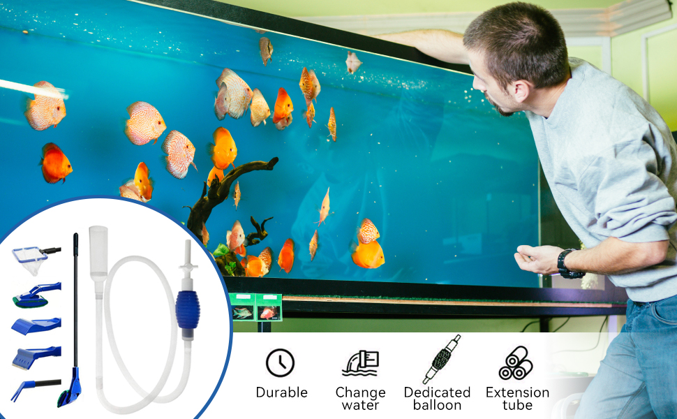 Aquarium reinigungsset