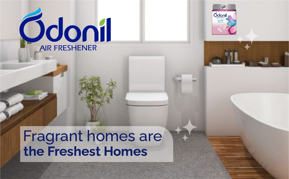 Odonil Bathroom Air Freshener Combo Zipper Mixed Fragrances 50g