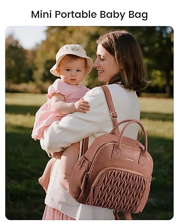 Quilted Stylish Baby Diaper Bags