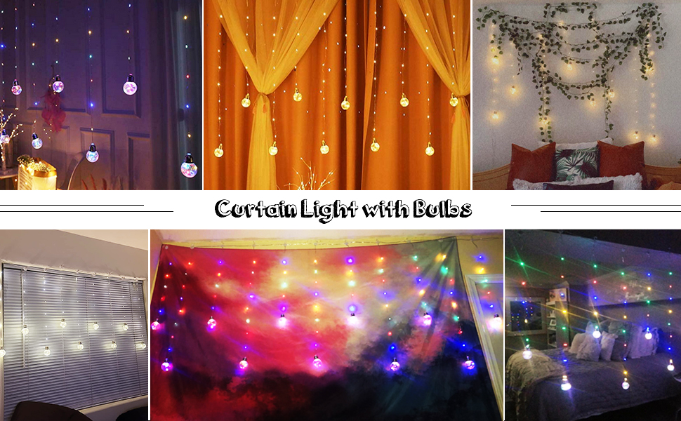 Wishing Ball Curtain Lights