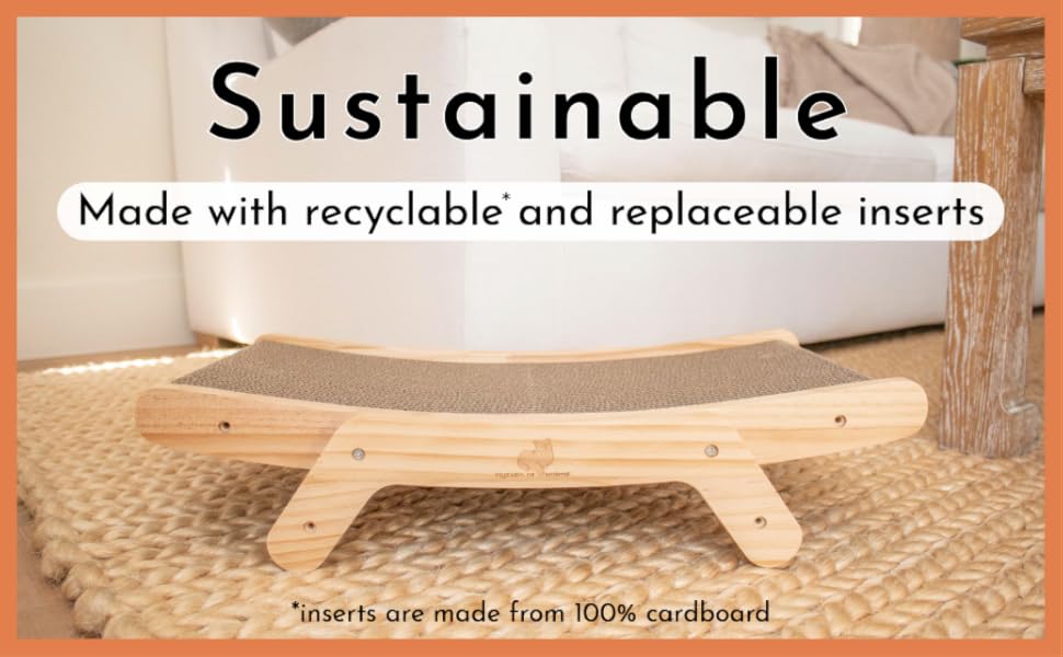 Friends of Normie Sustainable Cat Scratcher with