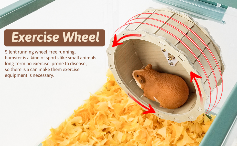 Wedoelsim Portable and Foldable Hamster Cages with Wheels